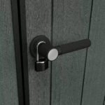 Keter 9x 7 Cortina Heavy Duty Plastic Pent Shed – Dark Green - Image 3