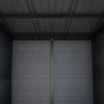 Keter 11x 7 Cortina Heavy Duty Plastic Pent Shed – Dark Grey - Image 3