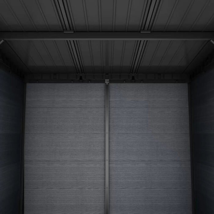 Keter 11x 7 Cortina Heavy Duty Plastic Pent Shed – Dark Grey - Image 3
