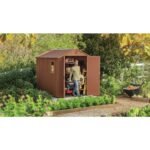 Keter 6×8 Darwin Heavy Duty Plastic Garden Shed – Brown - Image 4