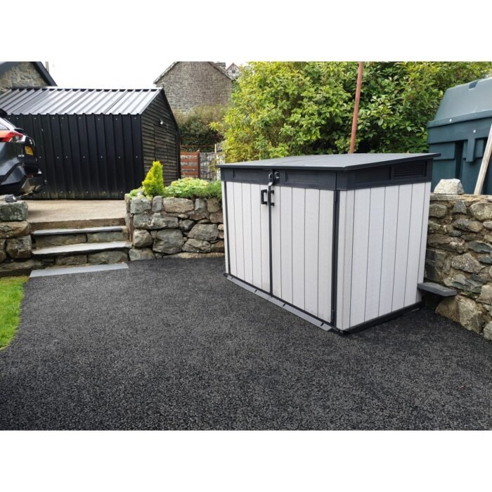 Keter 6 x 3 Oakland Grande Store Heavy Duty Plastic Shed – Grey - Image 5