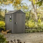 Keter 4×6 Darwin Heavy Duty Plastic Garden Shed – Grey - Image 3