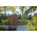 Keter 4×6 Darwin Heavy Duty Plastic Garden Shed – Brown - Image 4