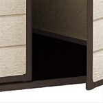 Keter 6x 8 Manor Plastic Garden Storage Shed – Beige - Image 4