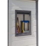 Keter 6 x 4 Manor Plastic Pent Garden Storage Shed – Beige - Image 2