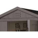 Keter 4×6 Factor Heavy Duty Plastic Garden Shed – Beige - Image 4