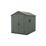 Keter 6×8 Darwin Heavy Duty Plastic Garden Shed – Green