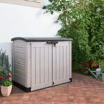 Keter Store-it-out ARC Beige & brown 1200L Garden storage box (H)1200mm (W)1460mm - Image 3