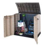 Keter Store-it-out ARC Beige & brown 1200L Garden storage box (H)1200mm (W)1460mm - Image 5