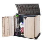 Keter Store-it-out ARC Beige & brown 1200L Garden storage box (H)1200mm (W)1460mm - Image 4