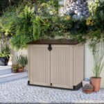 Keter Store It Out Midi Beige & brown 880L Garden storage box - Image 2