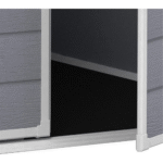 Keter 6 x 6 Manor Plastic Pent Garden Storage Shed – Grey - Image 4